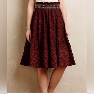 Anthropologie diamond cut skirt.